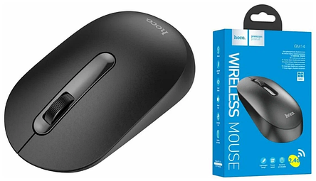 Мишка бездротова HOCO GM14 Wireless Mouse Чорна, фото 1