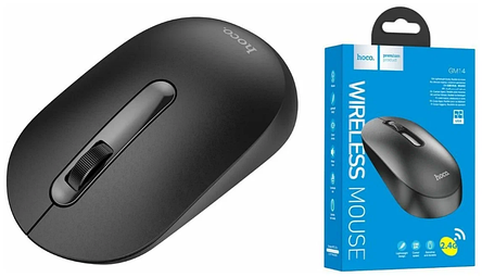 Мишка бездротова HOCO GM14 Wireless Mouse Чорна, фото 2