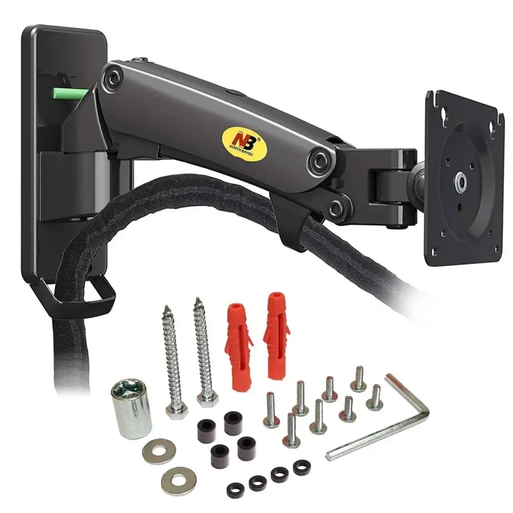 Кронштейн настінний для монітора North Bayou NB F120B LCD LED 17" - 27" похило-поворотний