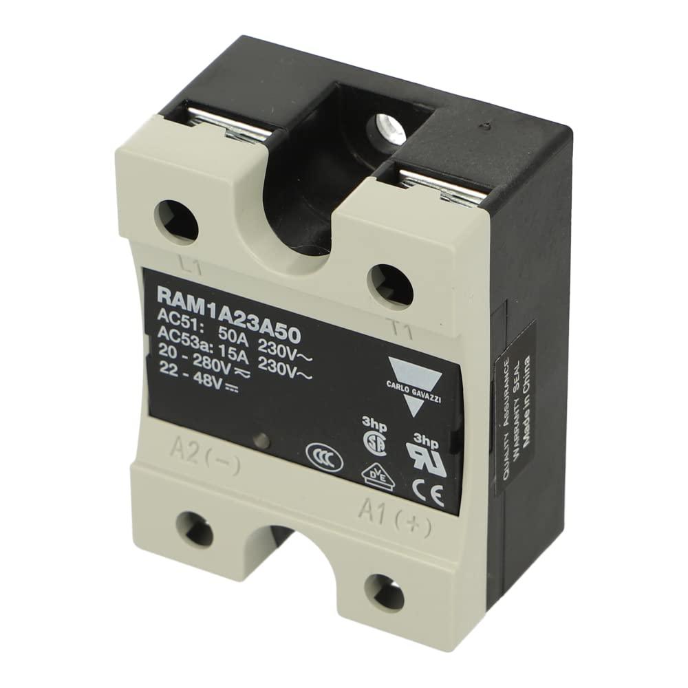 Напівпровідникове твердотільне реле RAM1A23A50 50А 24-265V AC Carlo ...