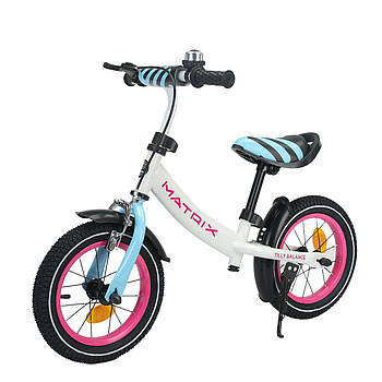 Дитячий біговіл BALANCE TILLY 12" Matrix T-21259/1 White Білий
