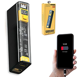 Повербанк 20000mAh зі швидкою зарядкою / Портативний зарядний пристрій для телефону
