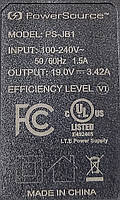 Блок живлення Power Source 65W 19V 3.42A 5.5x2.1mm (PS-JB1) Б/В, фото 5