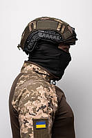 Кавер тактический для шлема на каску fast фаст без ушей Мультикам чехол с сеткой на шолом