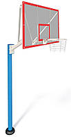 Стенд баскетбольный FIBA (180х105), щит акриловый, с сеткой УТ410.1