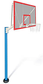 Стенд баскетбольний FIBA ​​(180х105), щит акриловий, з сіткою УТ410.1