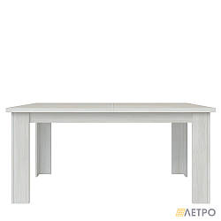 Стіл обідній, розкладний 161-211 см у вітальню Ines VMV Holding білий (сосна норвезька)