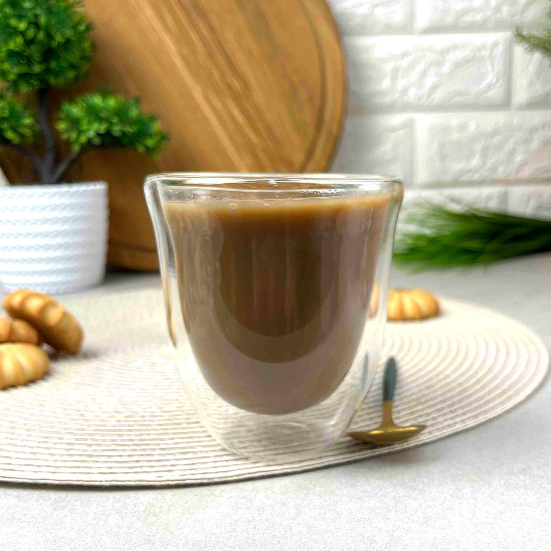 Низька склянка з подвійними стінками 250 мл