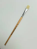 Пензель щетина плоска, №8, коротка ручка, Restaurohouse 201