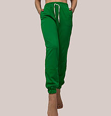 Стильні трикотажні штани, No 160 зелені, фото 3