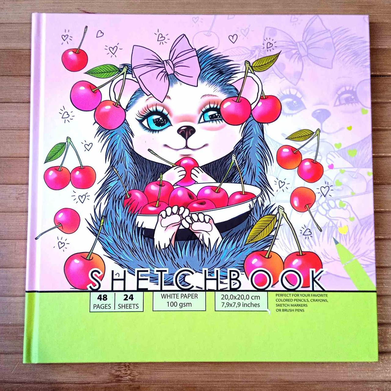 Sketchbook ⁇ альбом для скетч маркерів ⁇ скетчбук для малювання ⁇ блокнот для скетчингу 24 аркуші ⁇ , фото 1