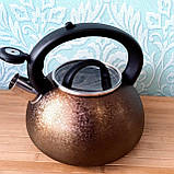 Чайник зі свистком A-PLUS WK-1375 3 л. (нержавіюча сталь), фото 3