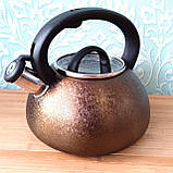 Чайник зі свистком A-PLUS WK-1375 3 л. (нержавіюча сталь), фото 5