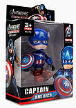 Робот інтерактивний металевий супергерой Капітан Америка, фото 4