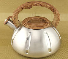 Чайник А-Плюс WK 1337 металевий 3 л зі свистком ⁇ Чайник А-Плюс 1337