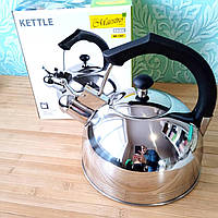 Чайник Maestro металевий 3 л зі свистком | Чайник Maestro 1307
