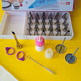 Кондитерський мішок із набором насадок для декорування десертів, фото 6