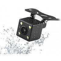 Камера заднего вида для авто водостойкая с подсветкой 4 LED угол обзора 170 градусов , мега распродажа