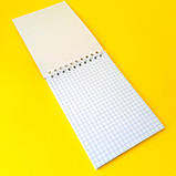 Патріотичний блокнот А6 на пружині 40 аркушів, фото 3