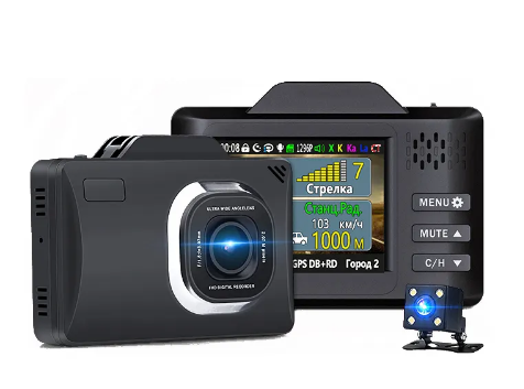 Автомобильный Видеорегистратор Радар LDWS GPS-навигатор 3 в 1 Full HD ...