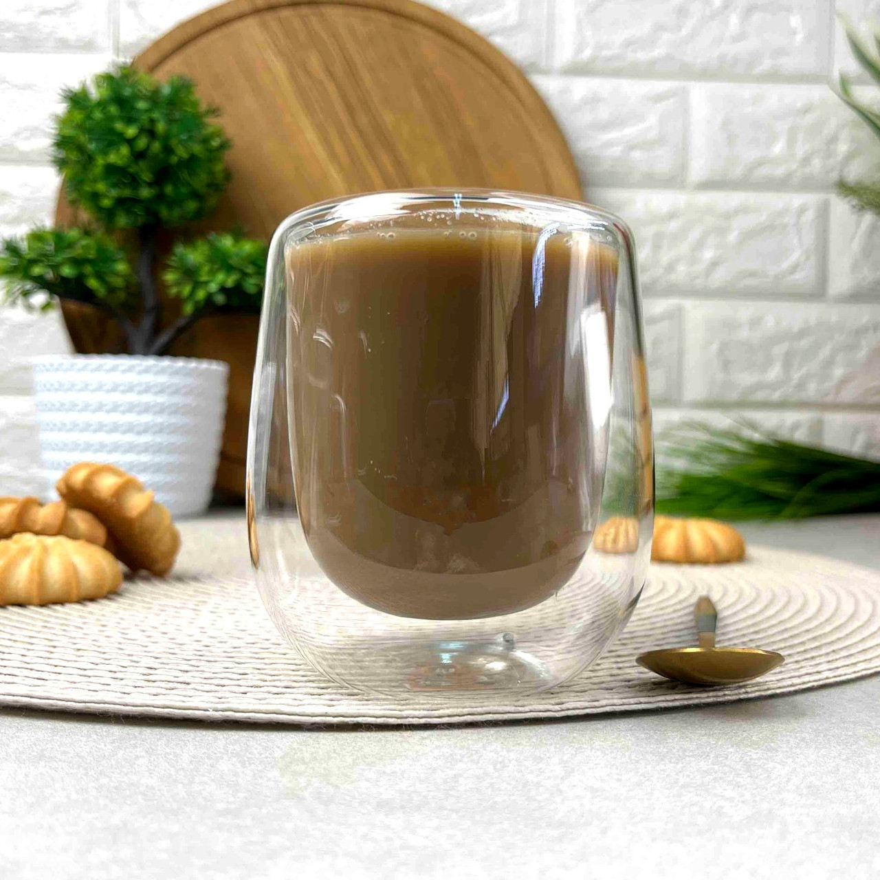 Низька склянка з подвійними стінками 240 мл