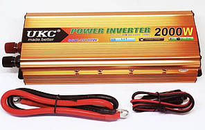 Перетворювач напруги/інвертор 12/220V AC/DC 2000W SSK