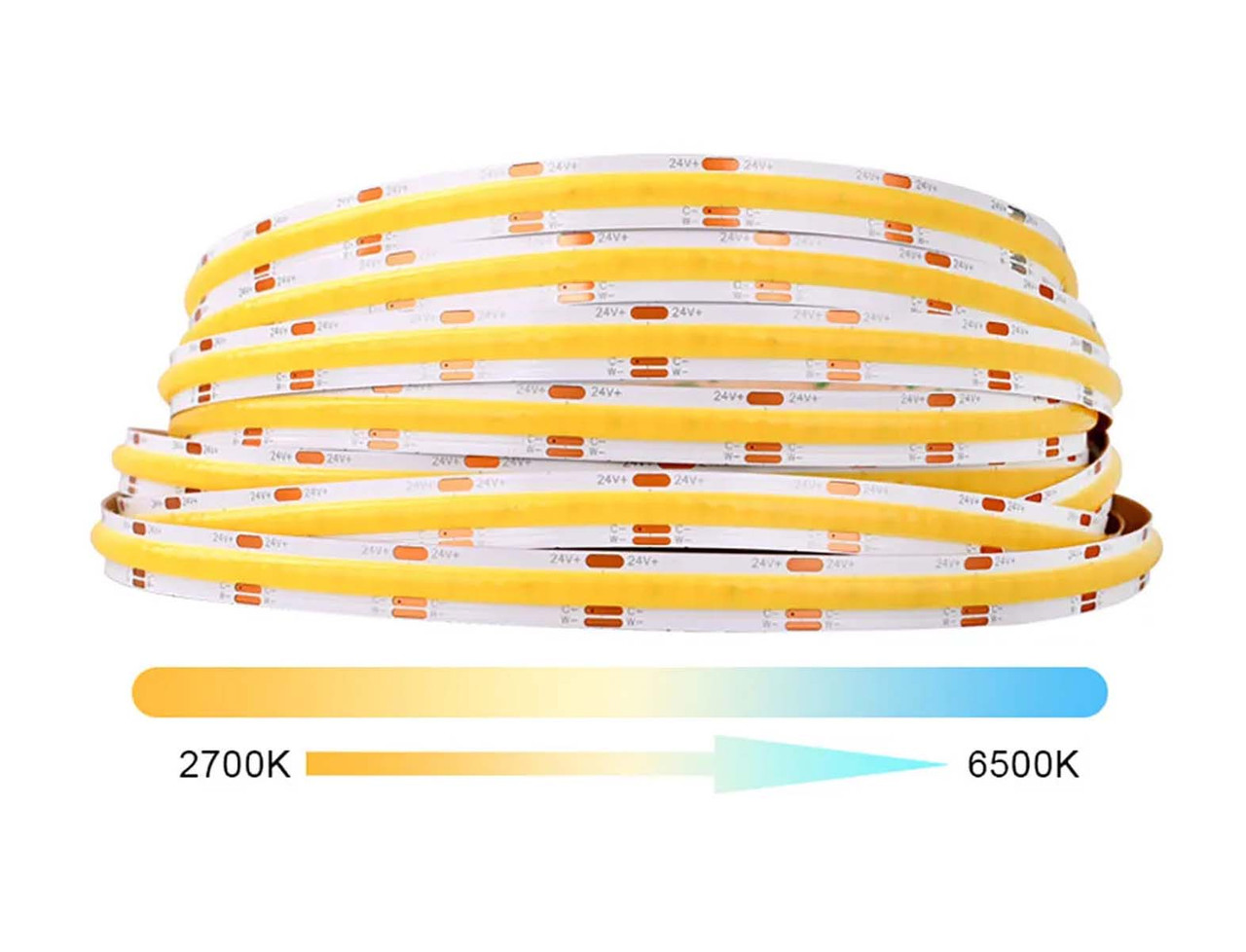 LED-стрічка Vela COB 24V 15W ССТ 2700-6500К Premium