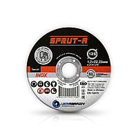 Диск відрізний по нержавіючій сталі (INOX) SPRUT-A 125х1,2х22,23