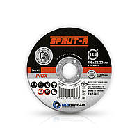Диск відрізний по нержавіючій сталі (INOX) SPRUT-A 125х1,6х22,23