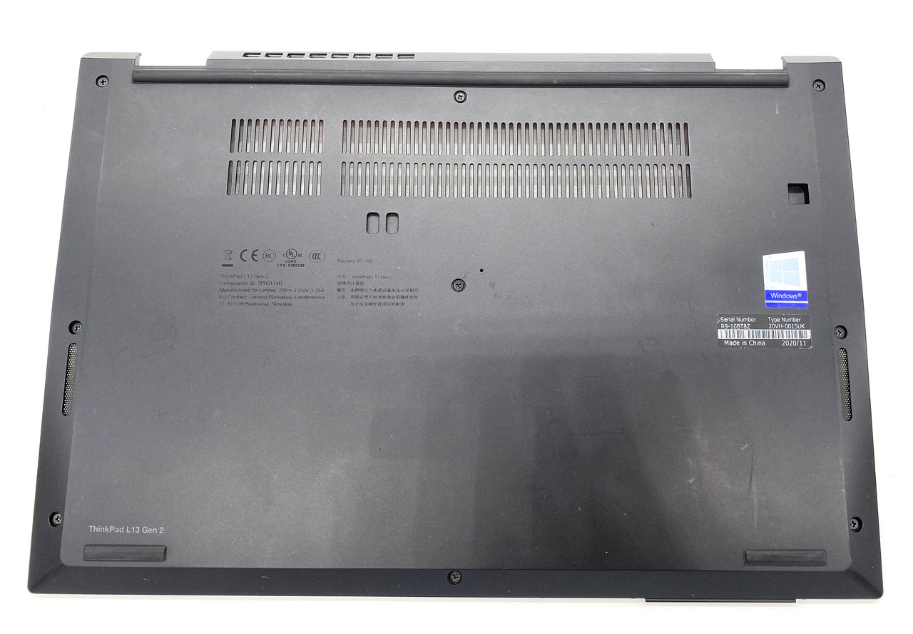 Нижня частина корпусу до ноутбука Lenovo ThinkPad L13 Gen 2, фото 1