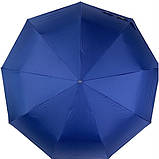 Парасолька напівавтомат TheBest F713 жіноча на 9 спиць з внутрішнім малюнком Синій, фото 3