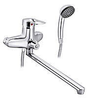 Змішувач для ванни Євро GF HANSBERG 006 з довгим поворотним виливом (GF0006)