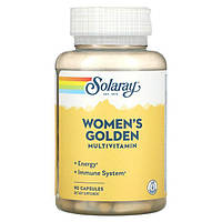 Solaray, Women's Golden, Мультивитамины для женщин, 90 капсул