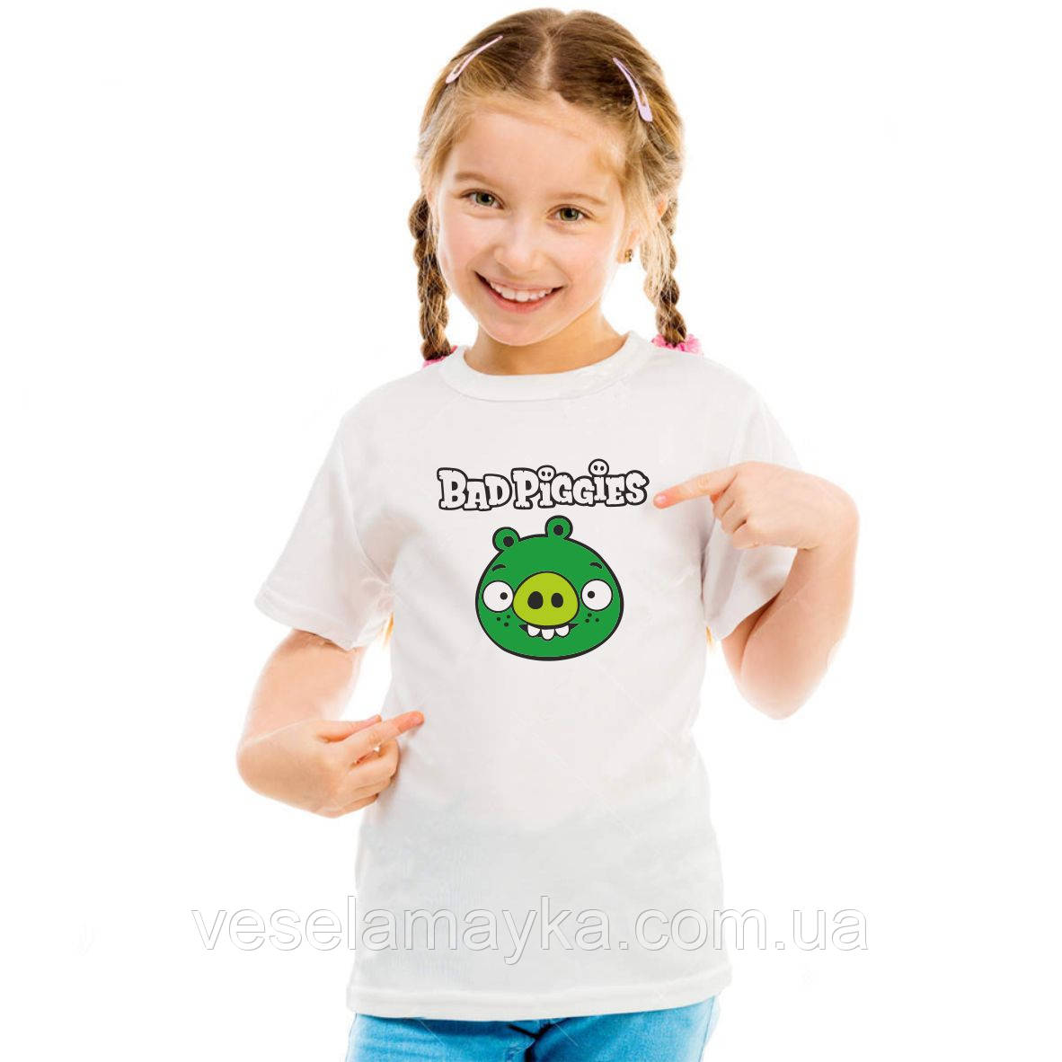 Дитяча футболка "Bad piggies 2" (Плохі свинки) 