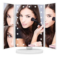 Зеркало для макияжа с подсветкой Led miror тройное, мега распродажа