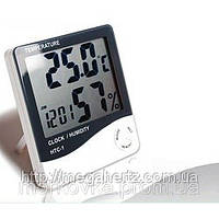 Цифровой термометр часы гигрометр LCD 3 в 1 HTC 1, борометр, комнатный термометр, мега распродажа