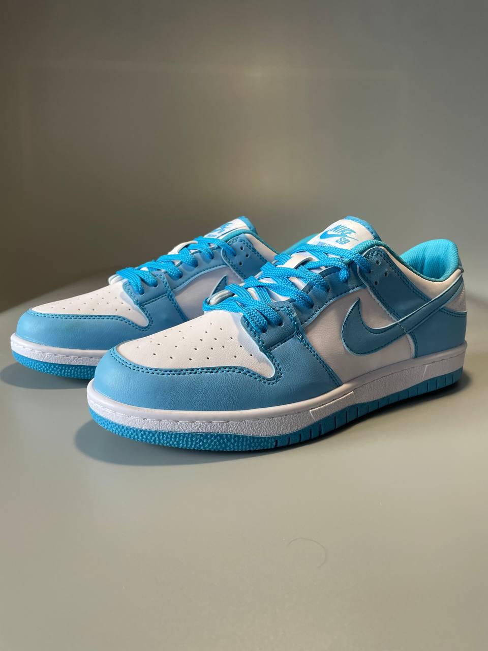Купить Мужские кроссовки Nike SB Dunk низкие голубые, кроссовки найк сб ...