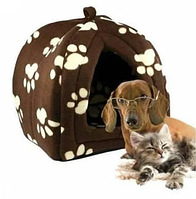 Портативная подвесная мягкая будка для собак и котов Pet Hut, Домик для домашних Пет Хат, мега распродажа