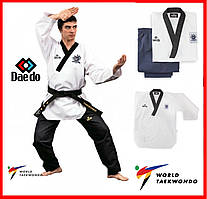 Добок для пумсе Dan чоловічий Daedo форма для тхеквондо WTF теквондо форма костюм одяг для бойових мистецтв