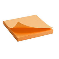 Бумага для заметок (стикеры) фирмы "Axent" 2414-15, 80 оранжевых листов, блок 75х75мм.