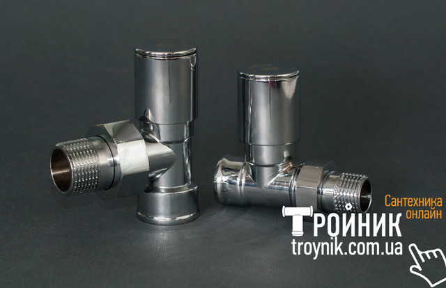Краны хромированные для полотенцесушителей Краны хромированные для полотенцесушителей