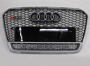 Решітка радіатора Audi A5 в стилі RS5 (2011-2015, хром, Quattro)