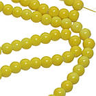 Намистини 8 мм Нитка 80 см Жовтий тон 105, Фурнітура для Прикрас, Біжутерії, Рукоділля, Браслетів, Намиста, фото 3