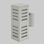 Вуличний світильник сірий на 2 лампи (67-L5184-WL-2 GY)