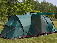 4-х местная туристическая палатка кемпинговая высокая Tramp, Четырехместные двухкомнатные палатки с тамбуром