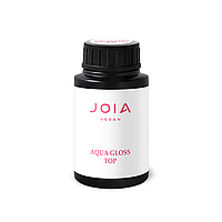 Топ для гель-лака без липкого слоя JOIA Vegan Aqua Gloss, 30 мл