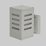 Вуличний світильник сірий на 1 лампу (67-L5184-WL-1 GY)