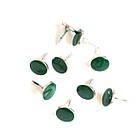 Брадси для рукоділля 12*13мм Зелений 10шт BRM068, фото 2