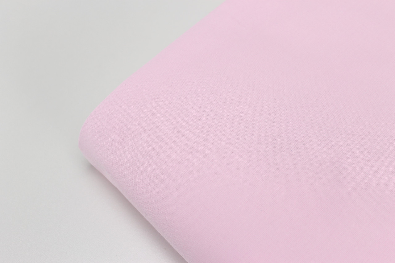 Лоскуток. Однотонна польська бязь світло-рожева 135 г/м2 85*142 см, фото 1