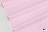 Лоскуток. Однотонна польська бязь світло-рожева 135 г/м2 85*142 см, фото 3